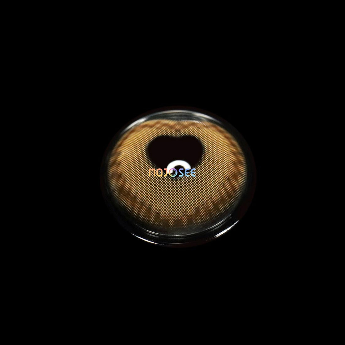 Fantastic Baby Heart Bubble Brown Colored Contact Lenses for Men