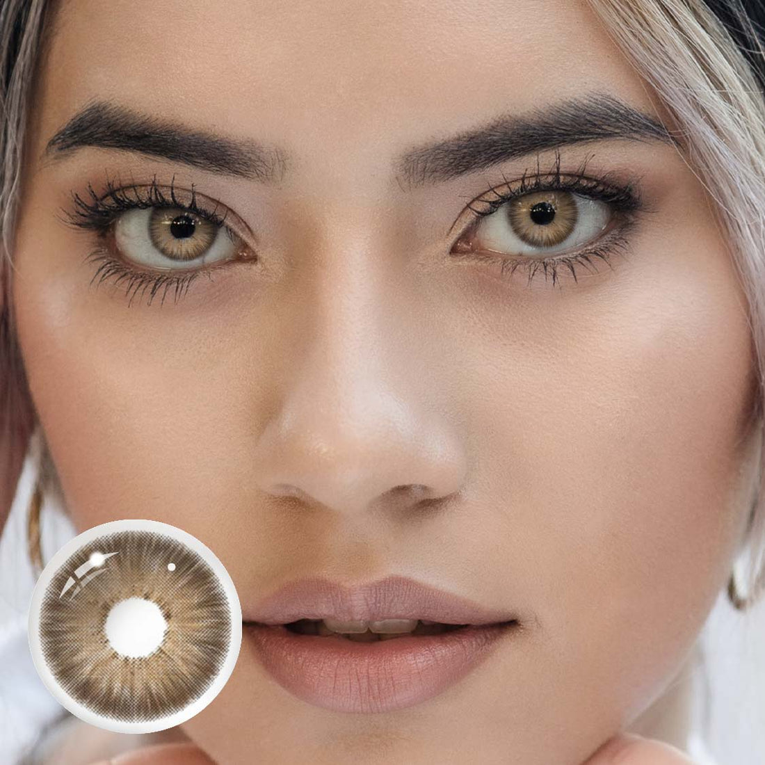 Magnificent Sahara Brown Colored Contact Lenses