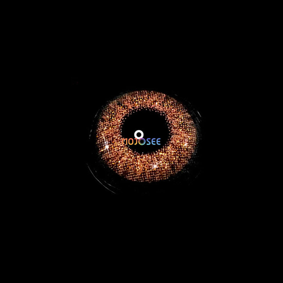 Daily Disposable Glitter Hazel Colored Contact Lenses