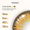 Vika Tricolor Brown-b Colored Contact Lenses