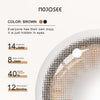 Fog Pearl Brown Colored Contact Lenses