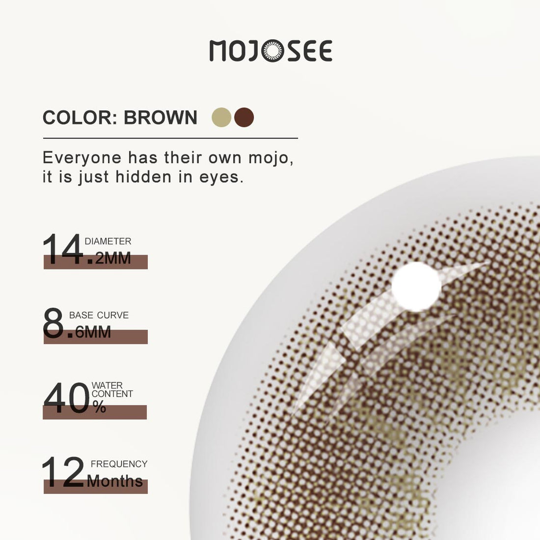 Love Story Pea Colored Contact Lenses for Men