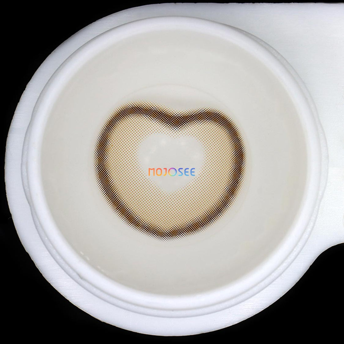 Fantastic Baby Heart Bubble Brown Colored Contact Lenses for Men