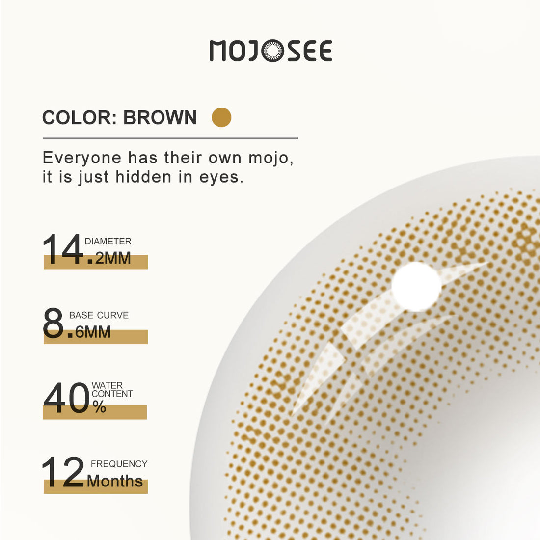 Aurora Ocre Colored Contact Lenses