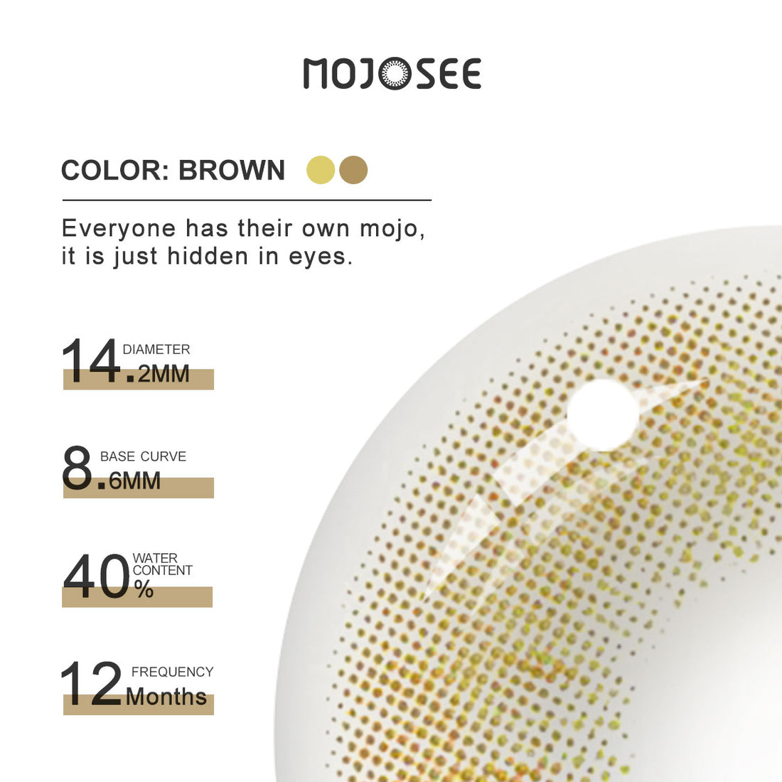Sun-kissed Selena Colored Contact Lenses