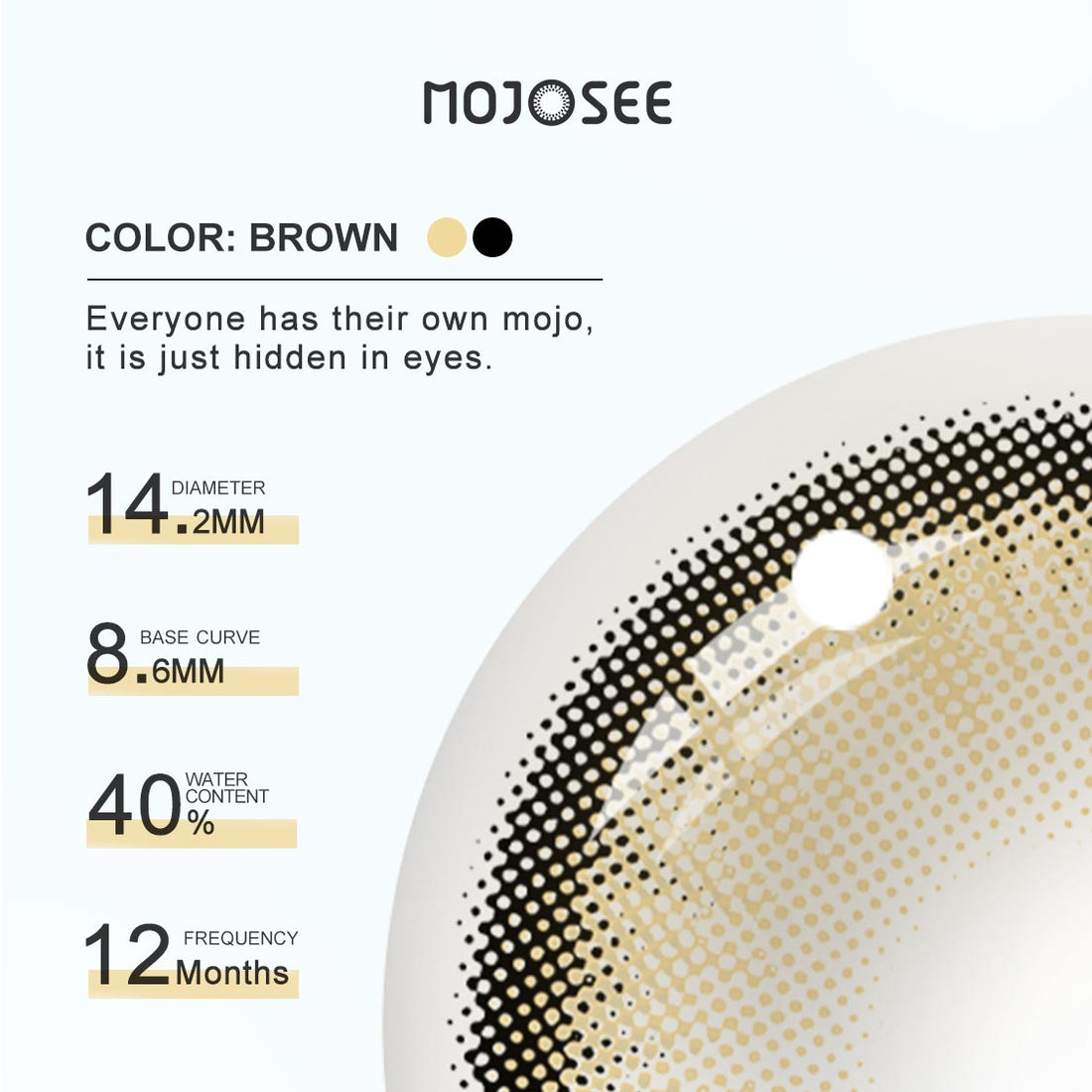 Dawn Brown Colored Contact Lenses