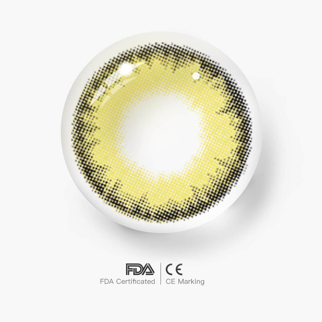Pro Khaki Colored Contact Lenses