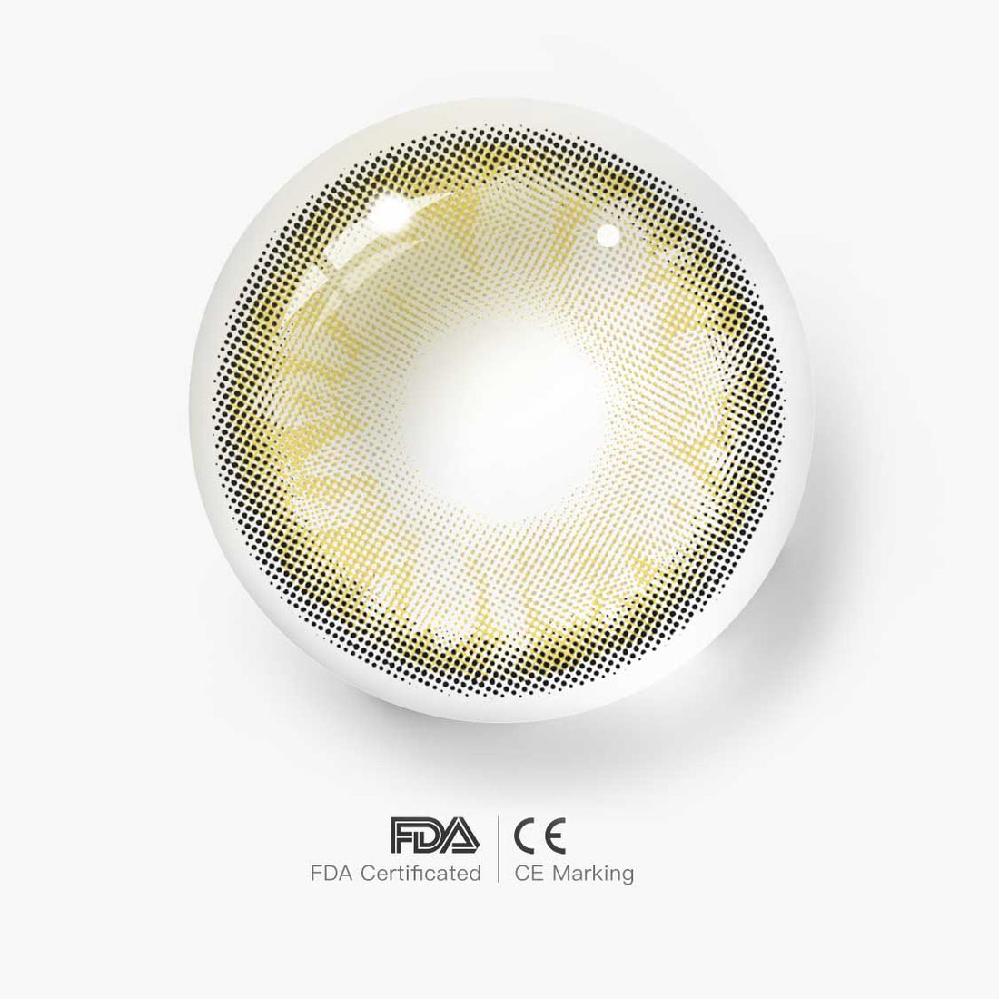 Gem Brown Colored Contact Lenses for Men