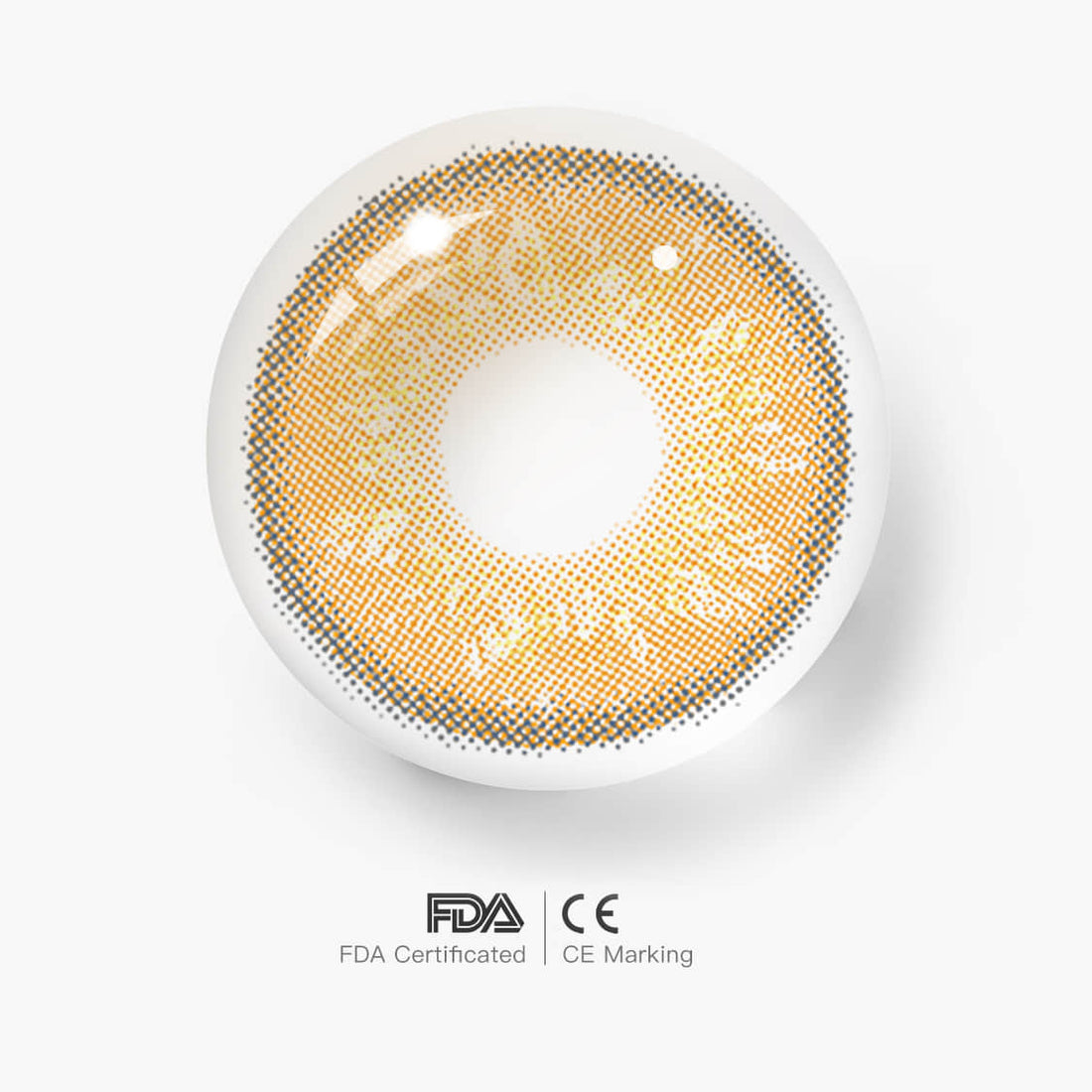 Daily Disposable Starry Sky Brown Colored Contact Lenses