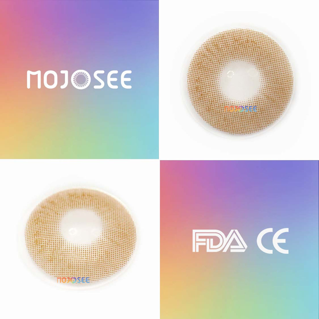 Smoky Tea Colored Contact Lenses