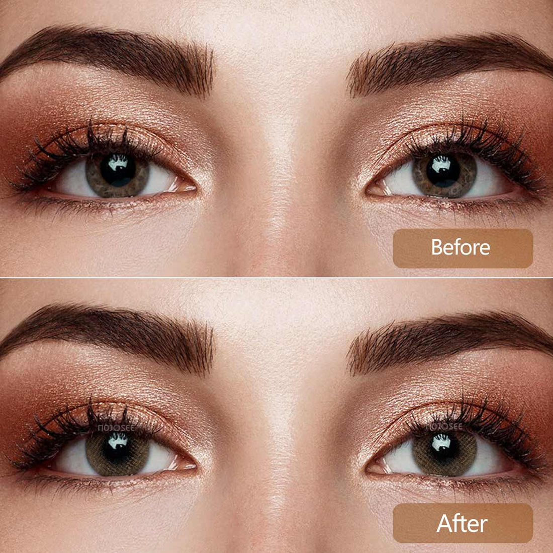 Athena Caramel Colored Contact Lenses
