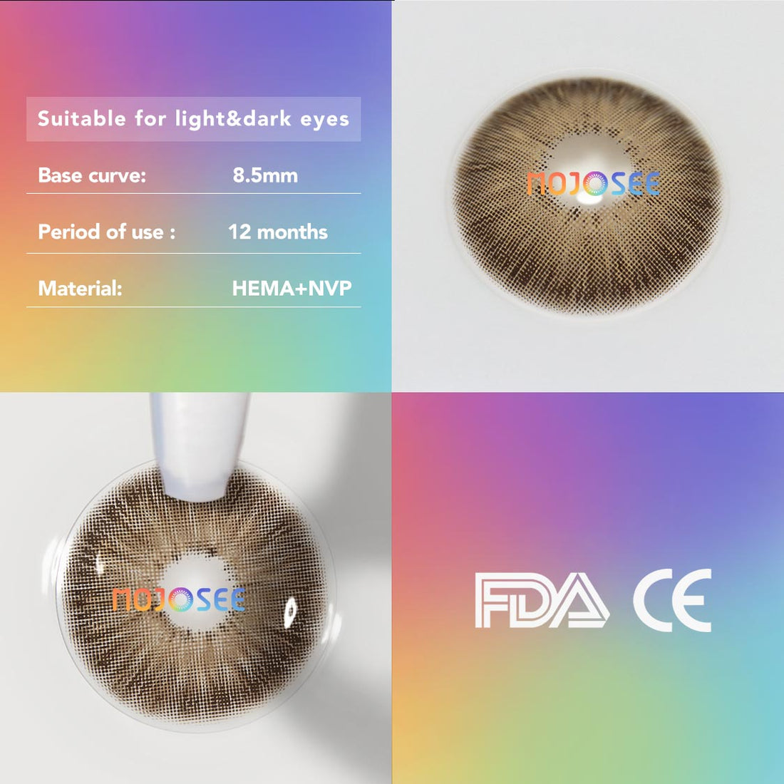Magnificent Sahara Brown Colored Contact Lenses