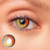 Anime Red Brown Colored Contact Lenses