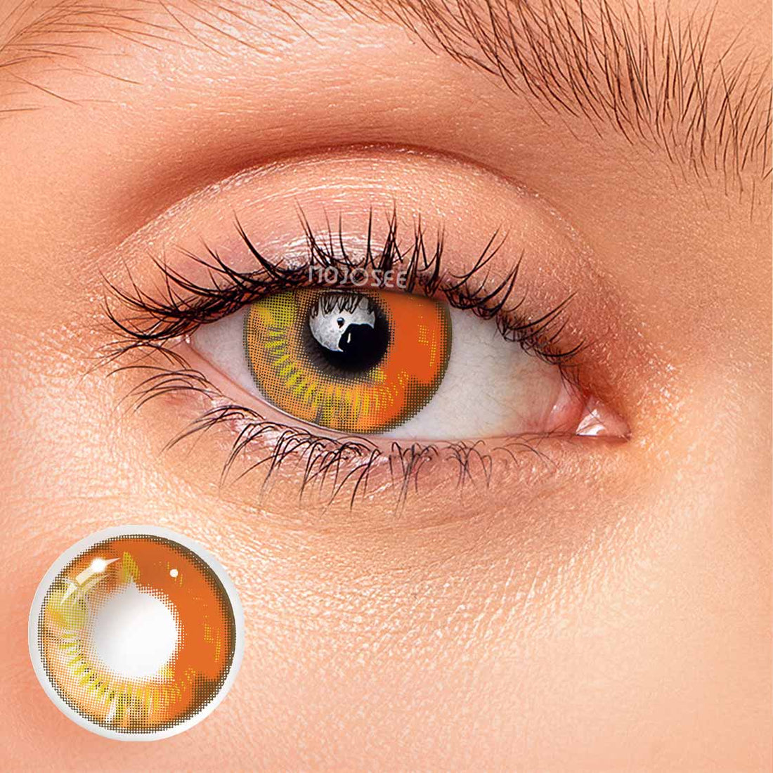 Demon Slayer Anime Brown Colored Contact Lenses