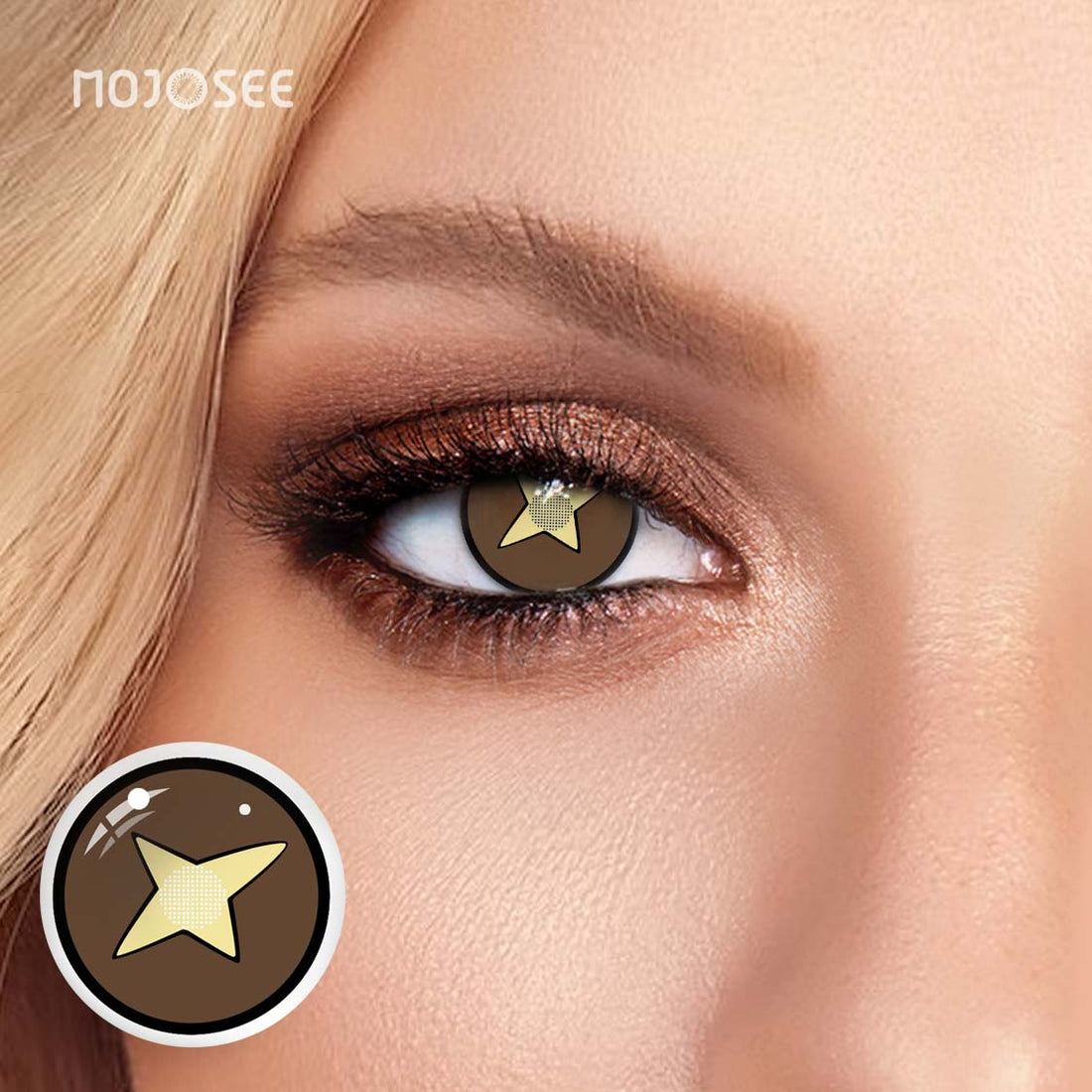 Kinoko Brown Colored Contact Lenses