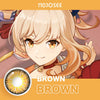 Genshin Tricolor Brown Colored Contact Lenses