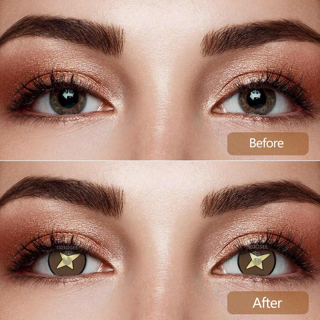 Kinoko Brown Colored Contact Lenses