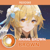 Genshin Anime Brown Colored Contact Lenses