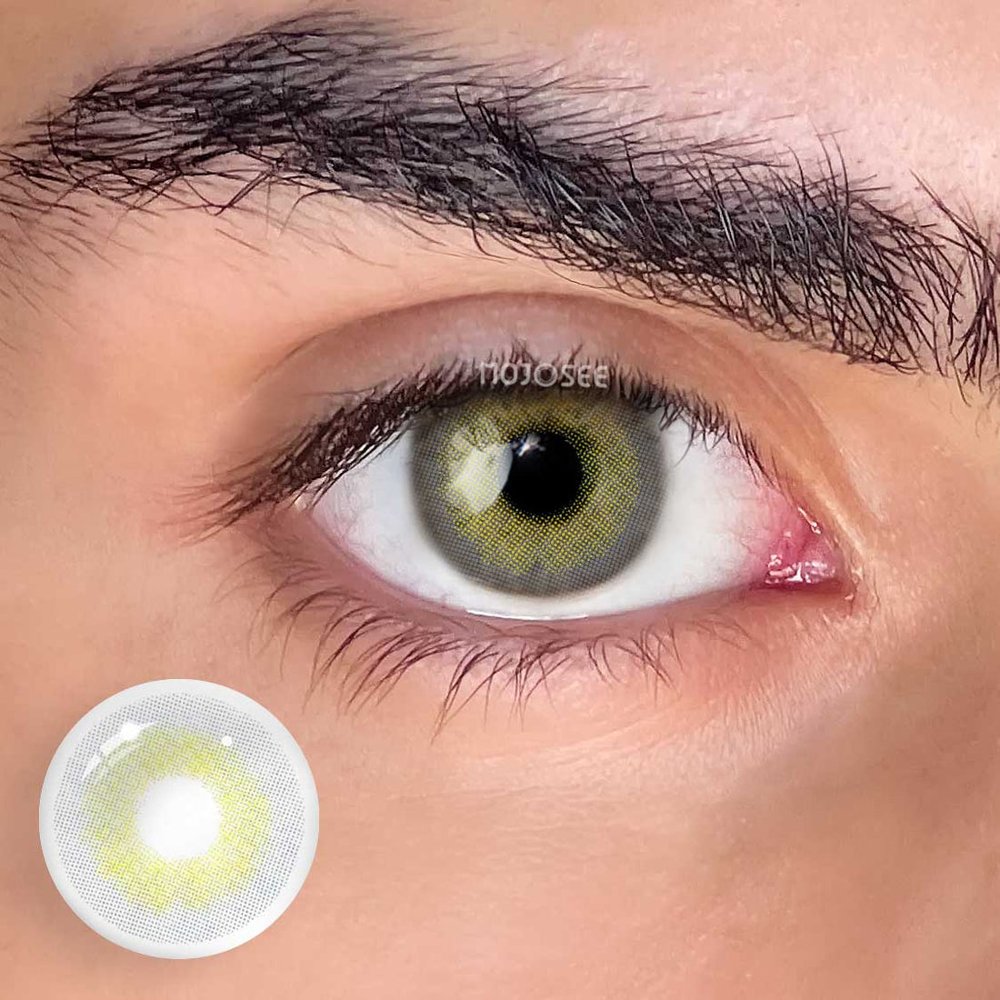 Polar Lights Blue Gray Colored Contact Lenses for Men