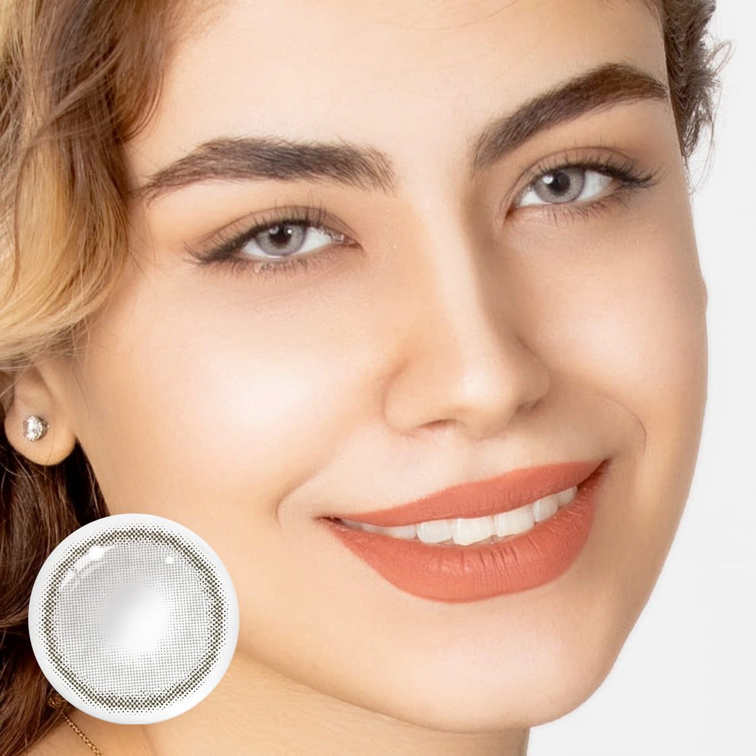 Rainbow Bassia Gray Colored Contact Lenses