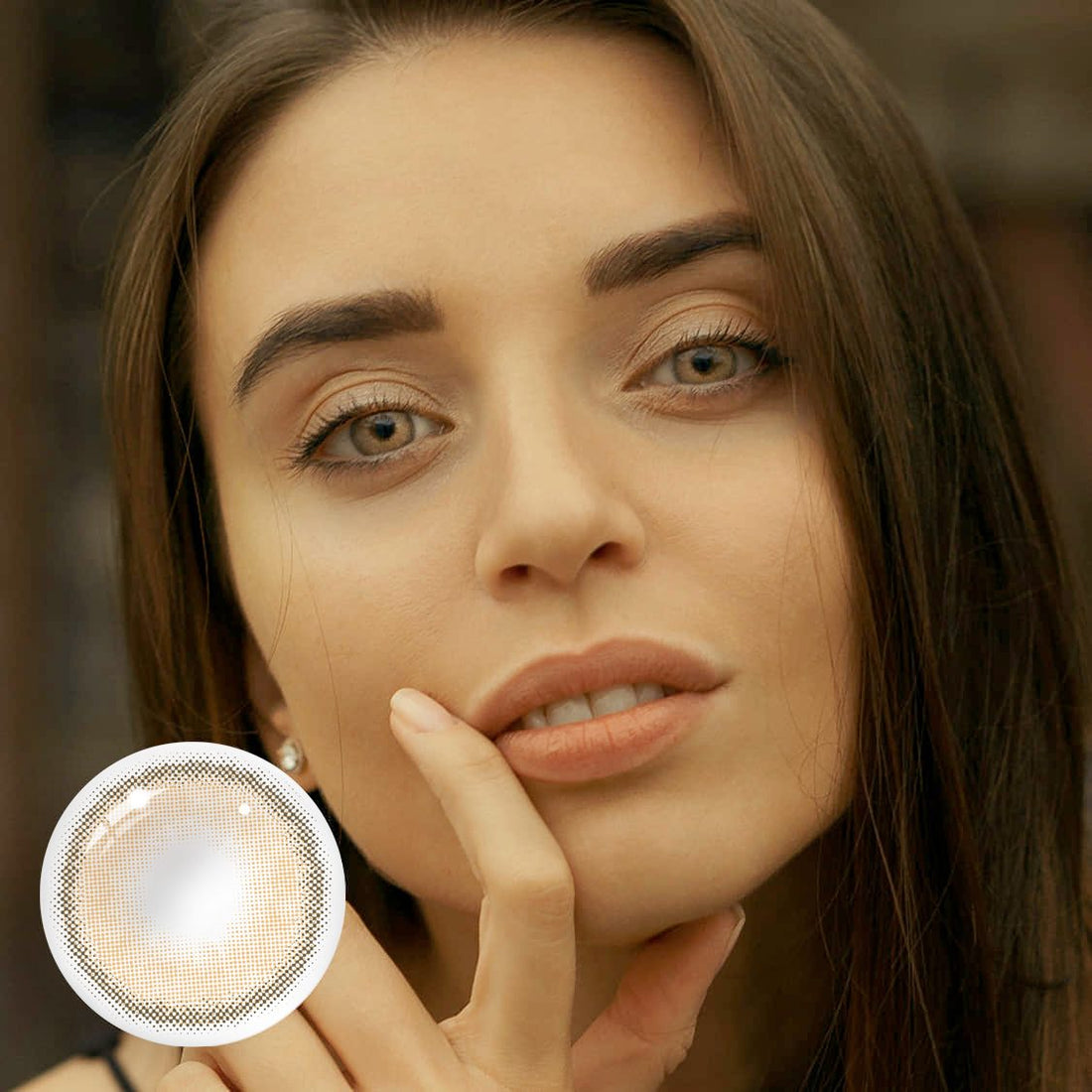 Rainbow Bassia Brown Colored Contact Lenses