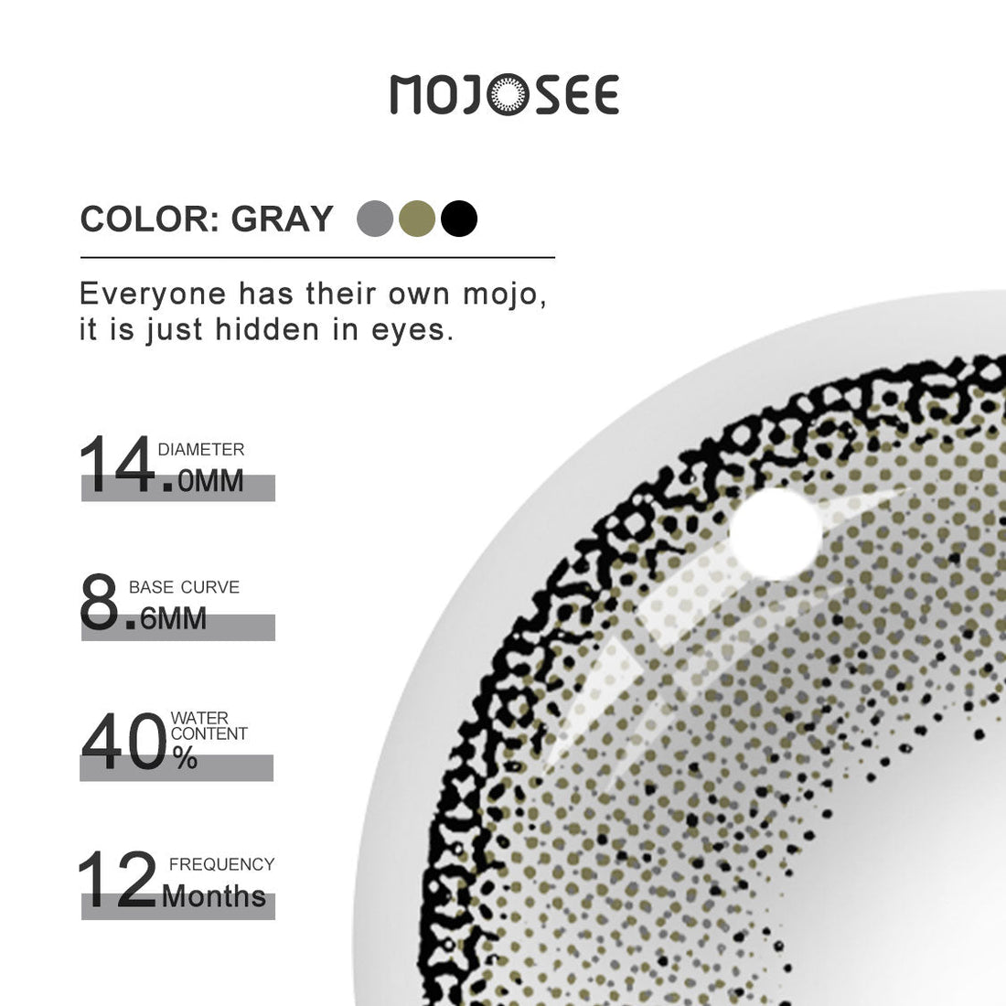Cinnamon Colored Contact Lenses for Men