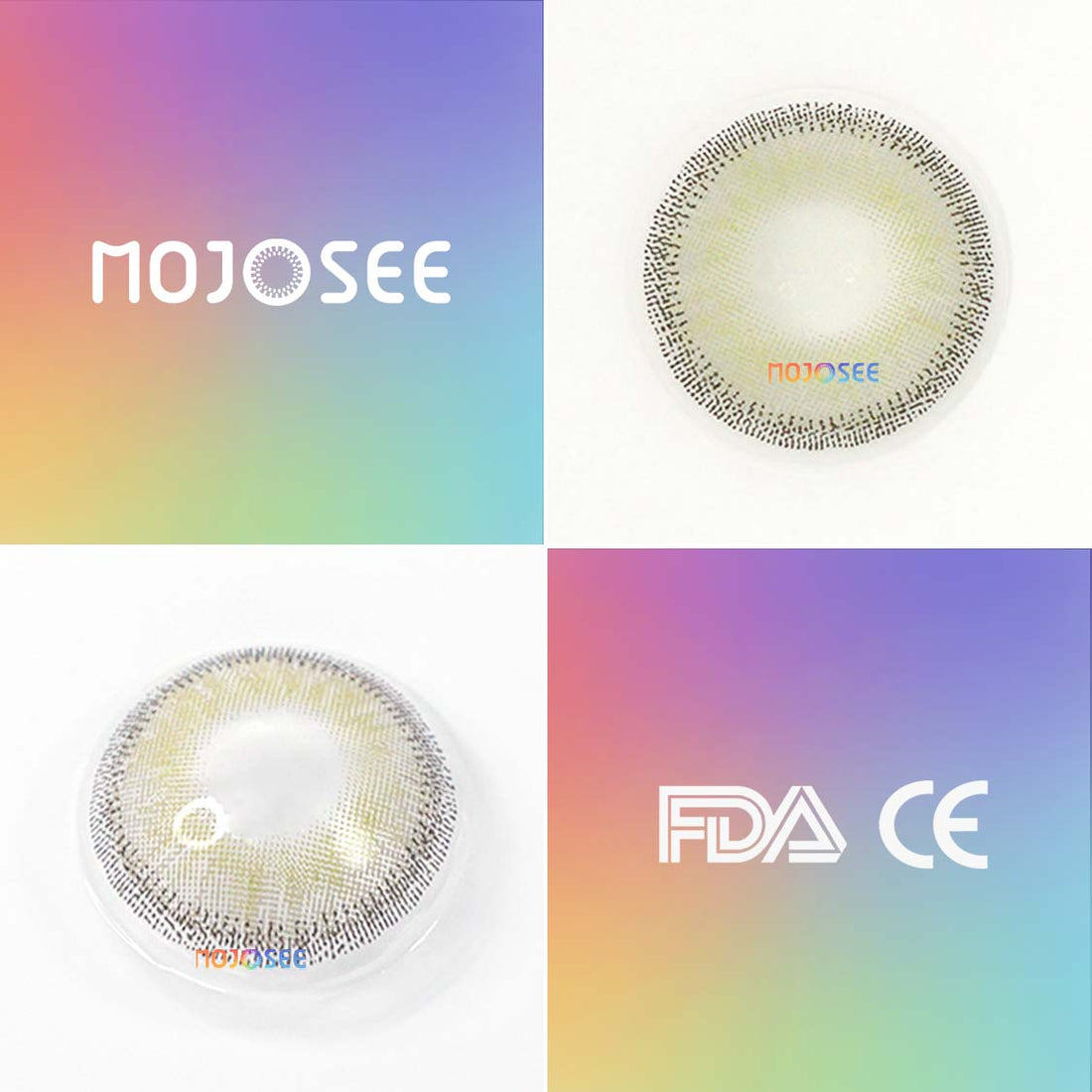 Athena Sugar Gray Colored Contact Lenses for Men