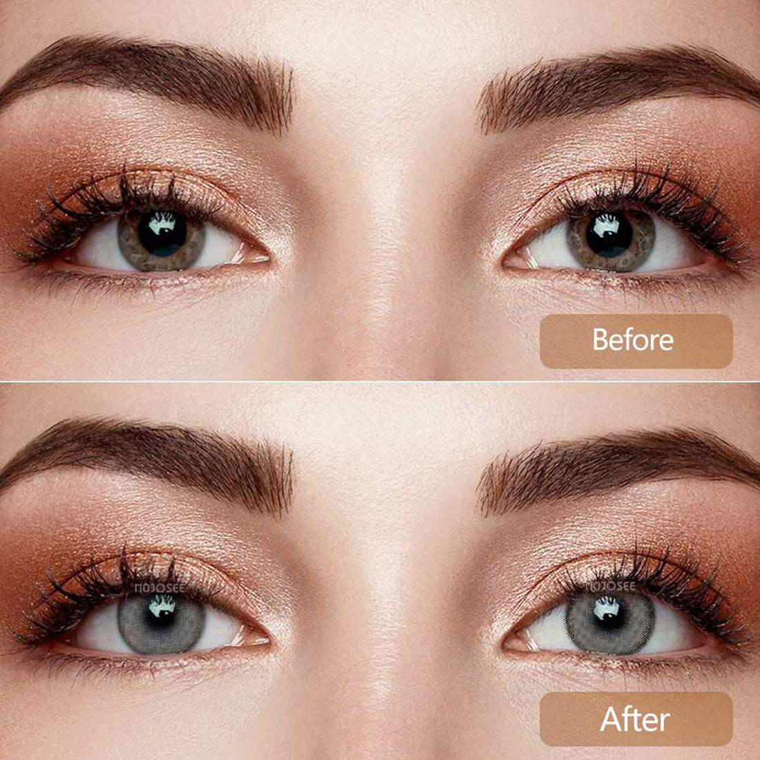 Rainbow Bassia Gray Colored Contact Lenses