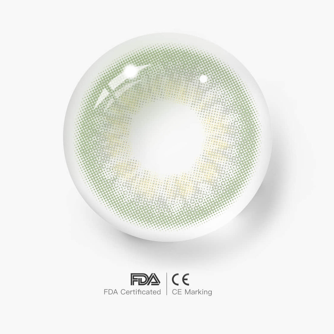 Daily Disposable Dna Taylor Green Colored Contact Lenses