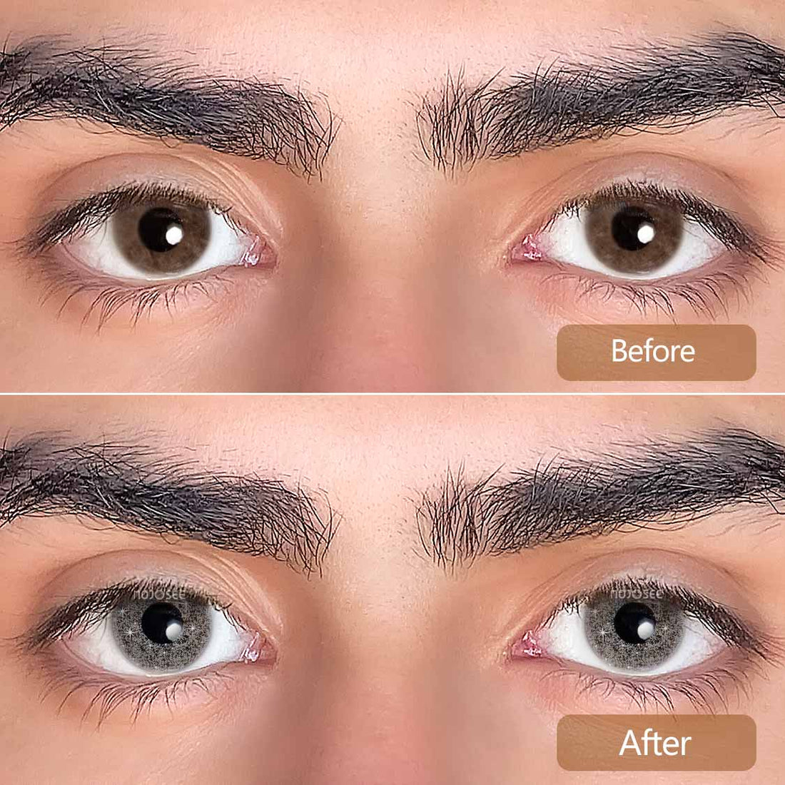 Blink Gray Colored Contact Lenses for Men