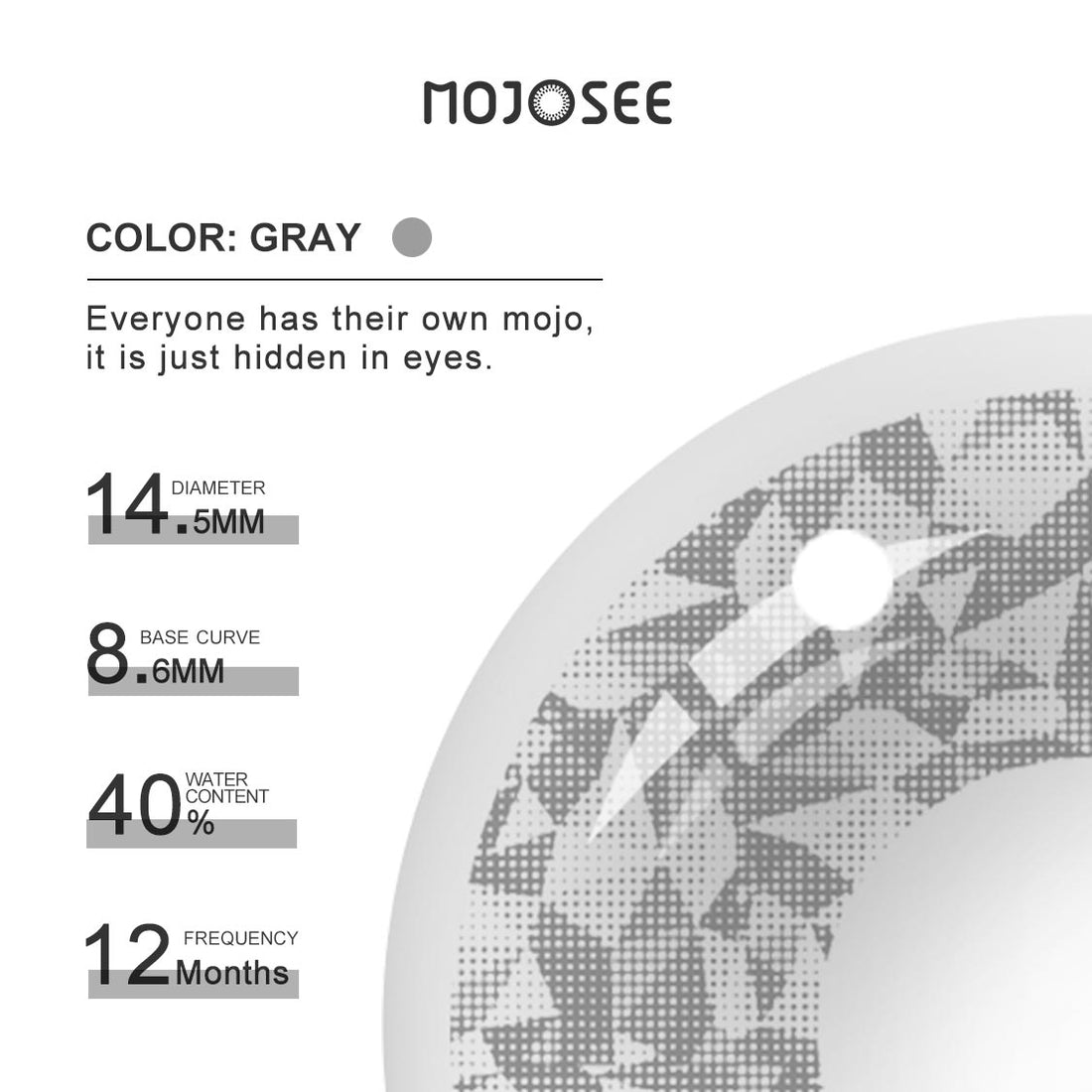 Blink Lighten Gray Colored Contact Lenses