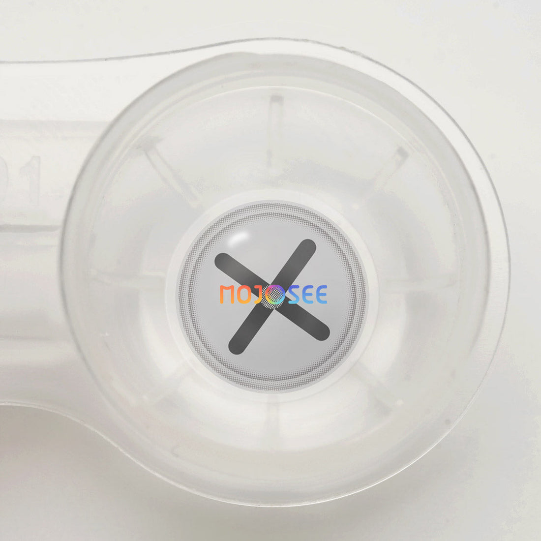 Button Eye Gray Colored Contact Lenses for Men