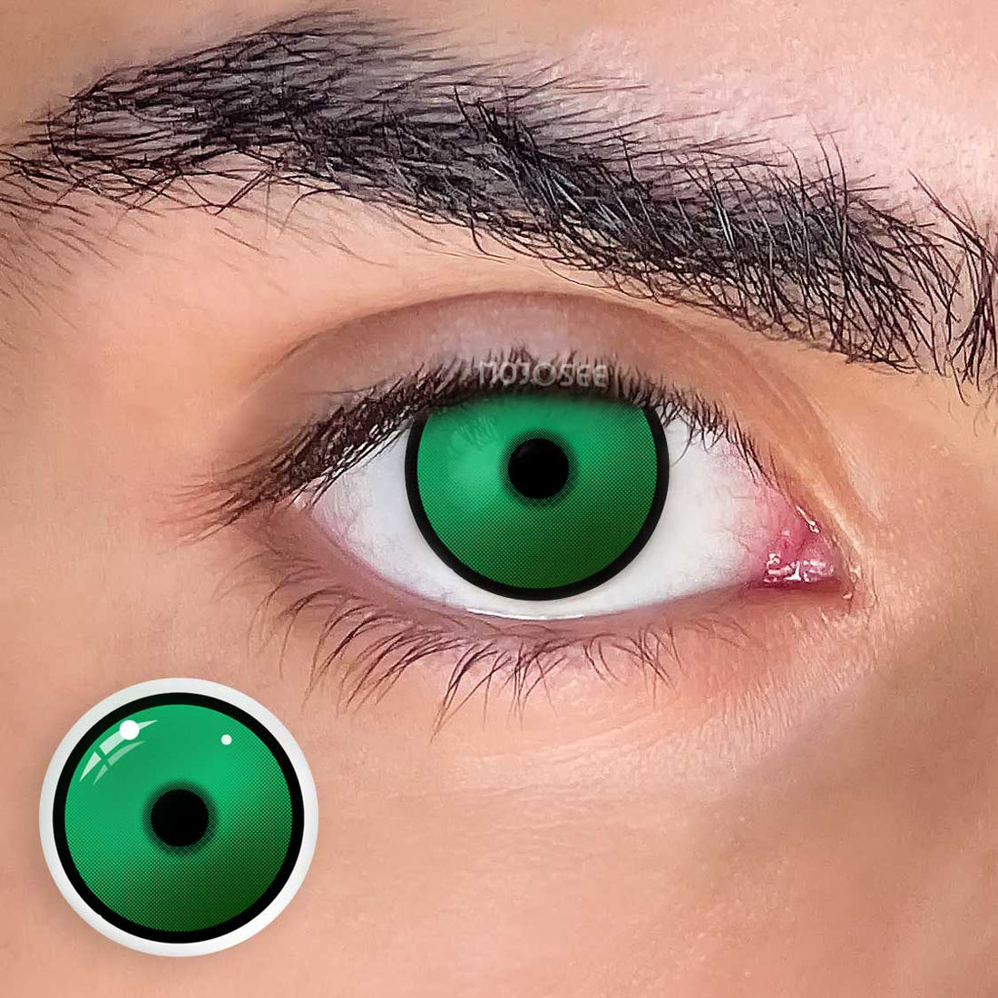 Forest Colored Contact Lenses for Men