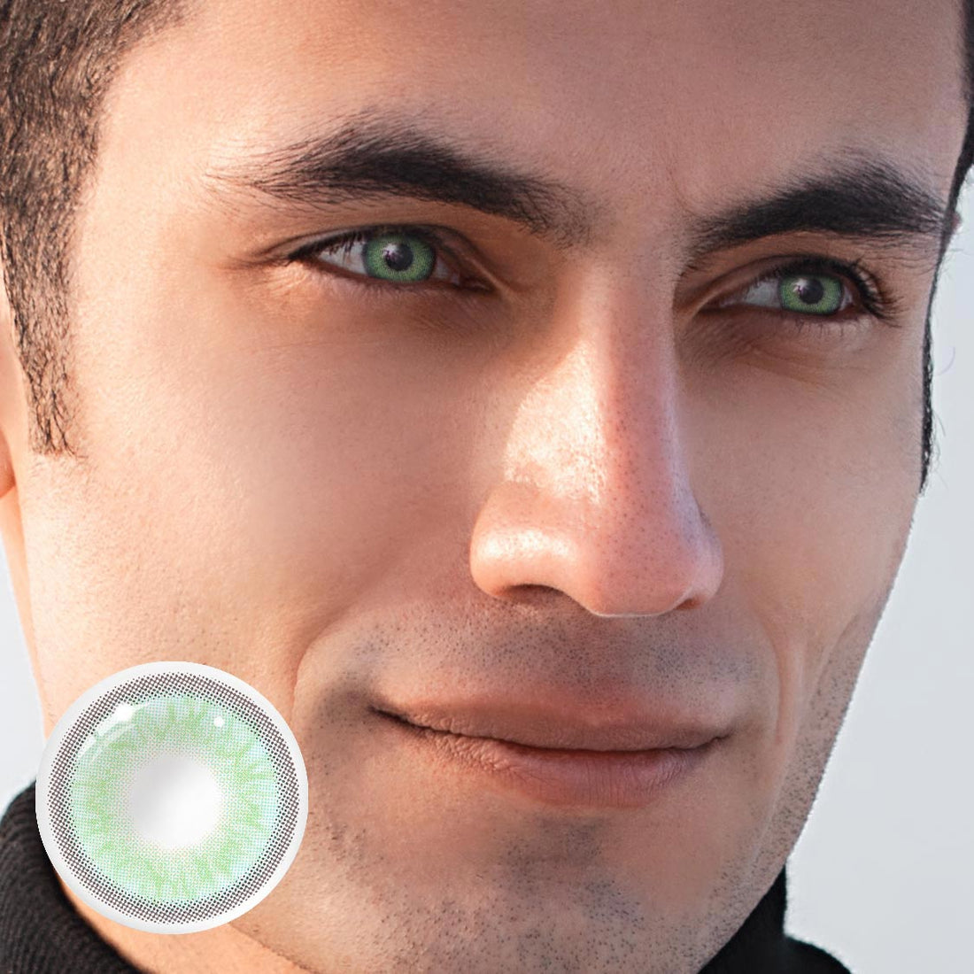 Himalaya Green Colored Contact Lenses for Men