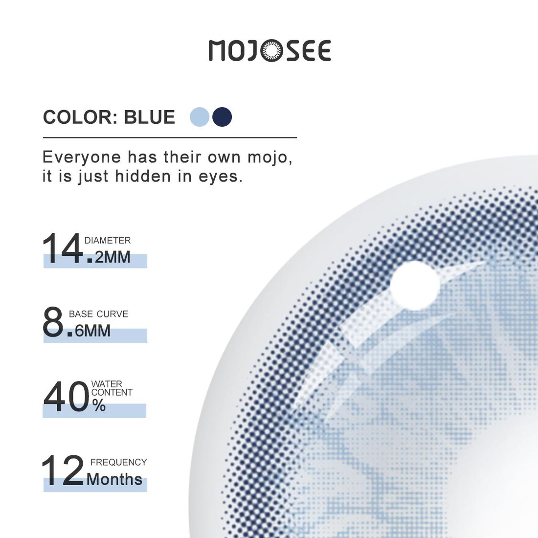 Rococo Flirting Contact Lenses Colored Contact Lenses for Men