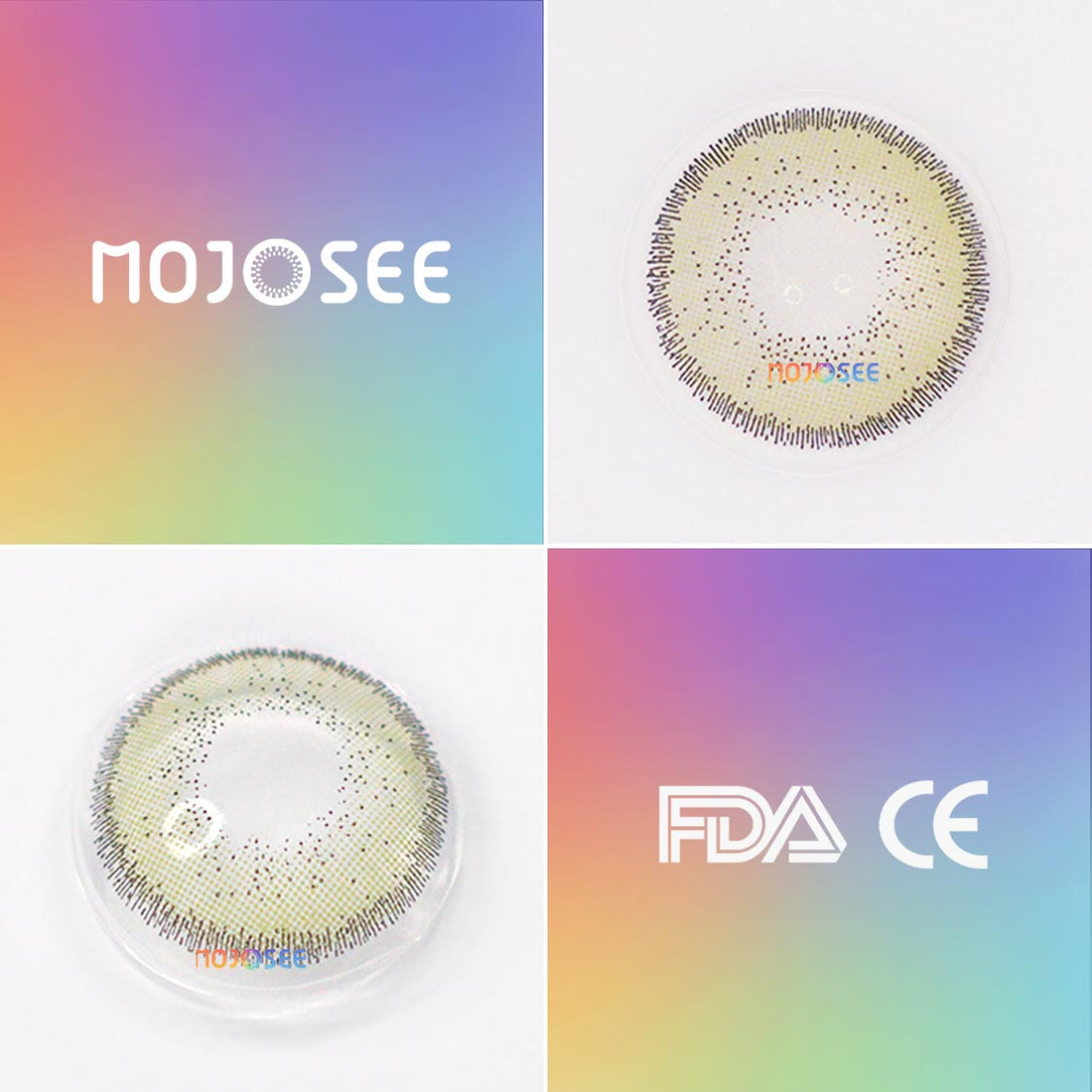 Athena Olivine Colored Contact Lenses for Men