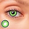 Circle Block Green Manson Colored Contact Lenses