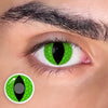 Cat Eyes Snake Green-b Colored Contact Lenses