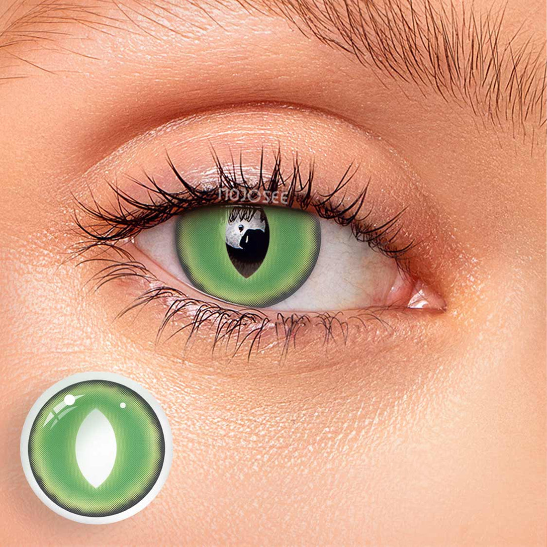 British Shorthair Green Colored Contact Lenses
