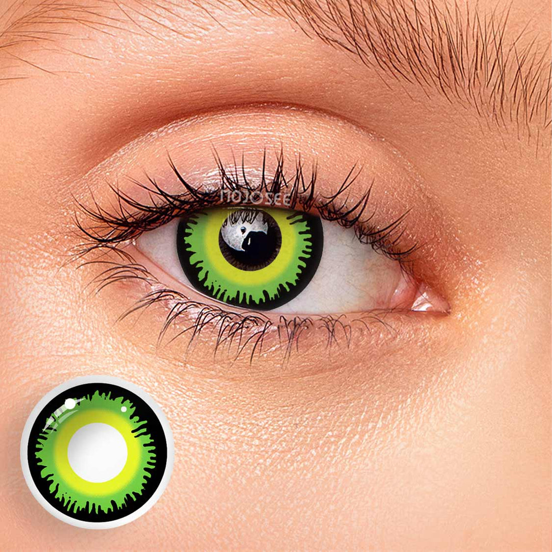 Green Werewolf Colored Contact Lenses