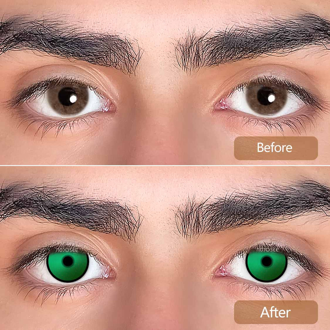 Forest Colored Contact Lenses for Men