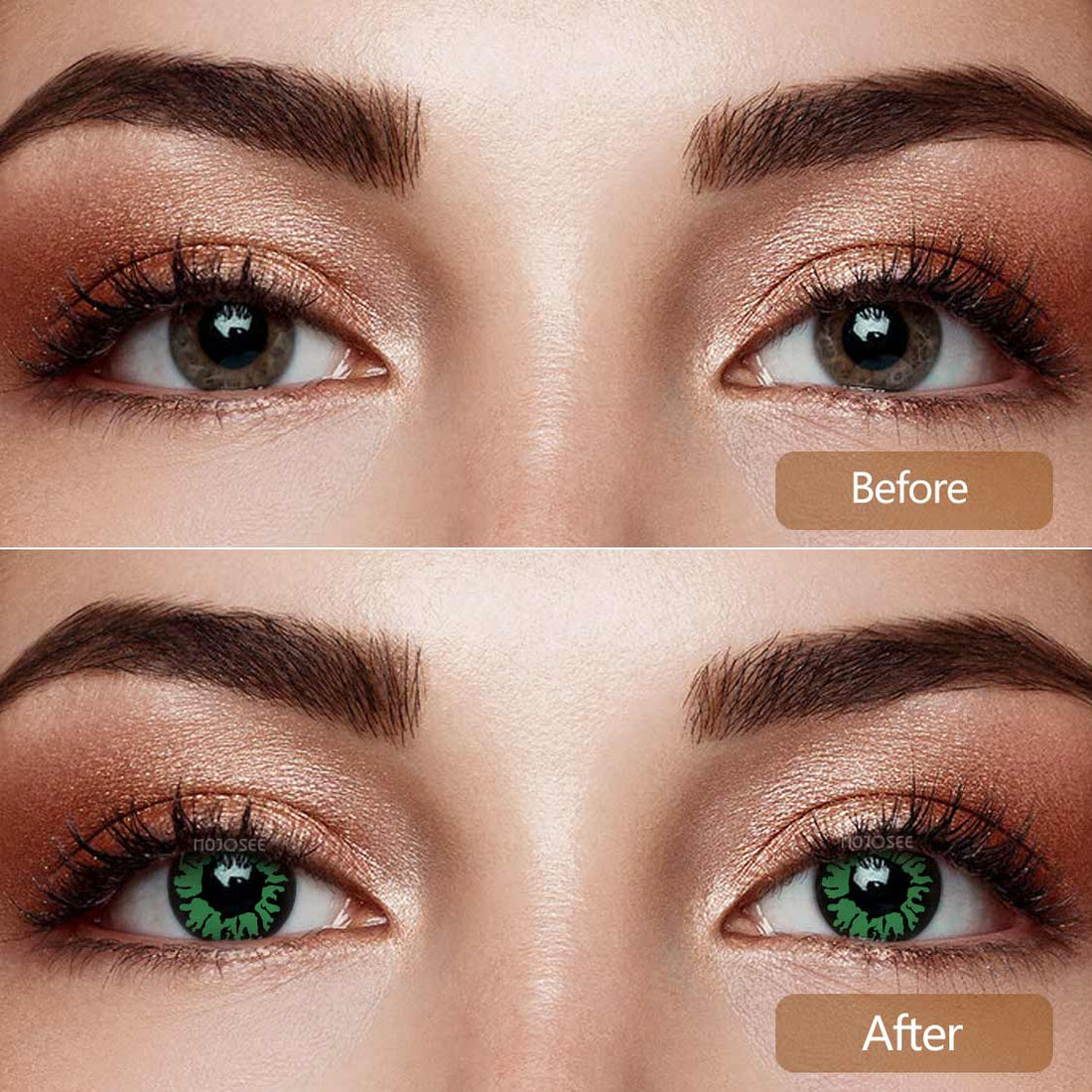 Aqua Panther Colored Contact Lenses