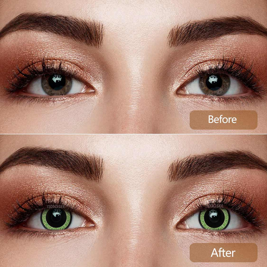 Eagle Nebula Green Colored Contact Lenses