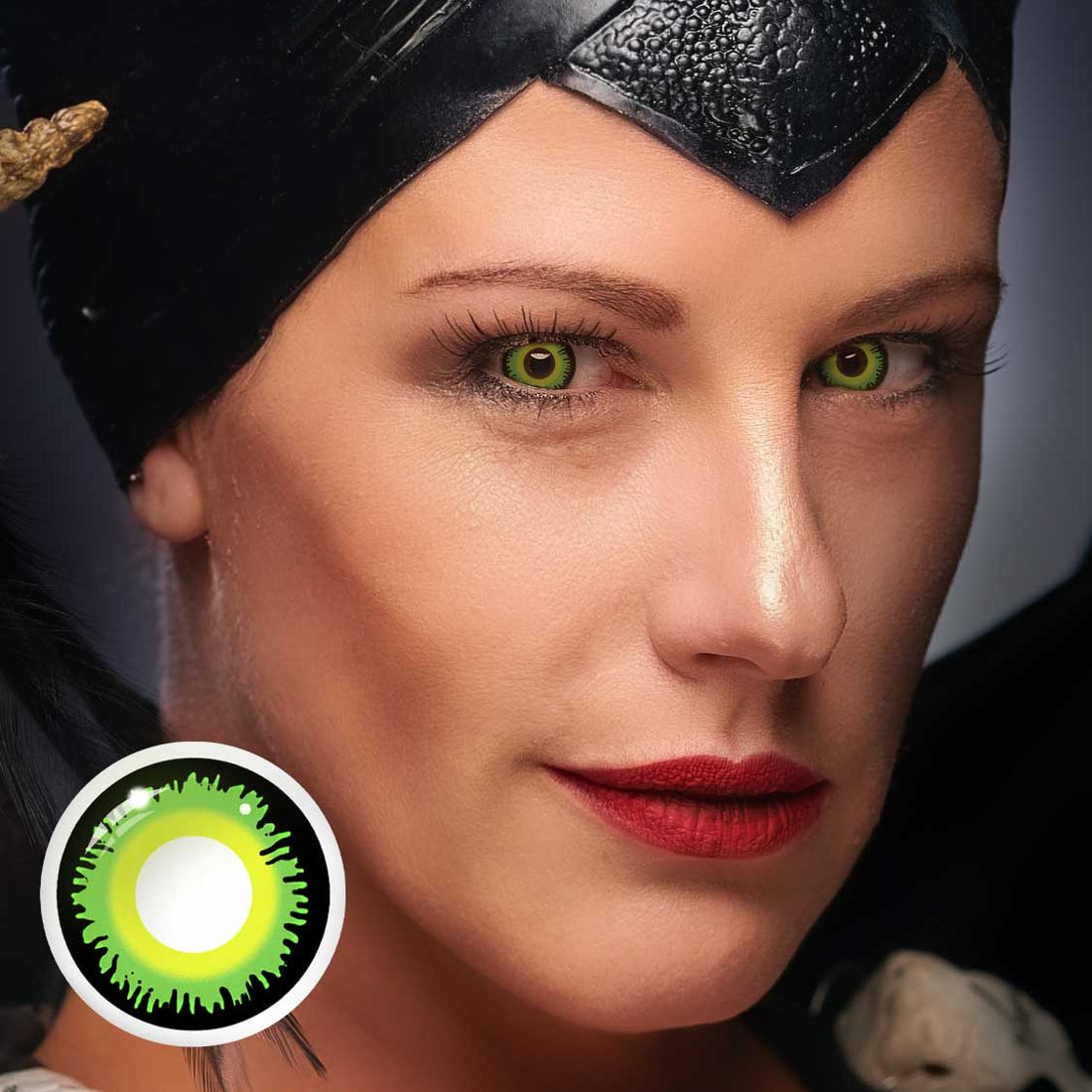 Green Werewolf Colored Contact Lenses