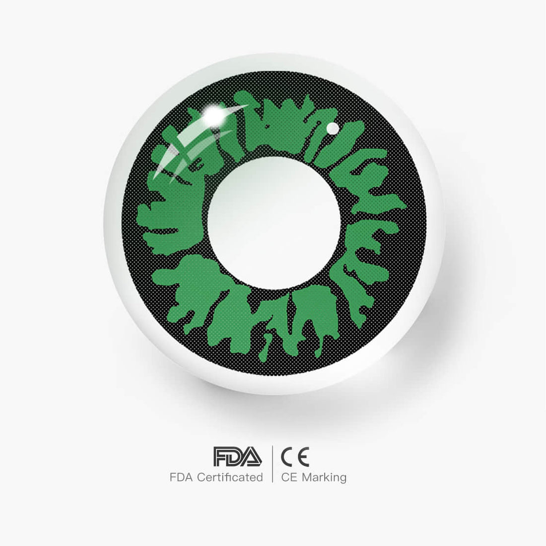 Aqua Panther Colored Contact Lenses for Men