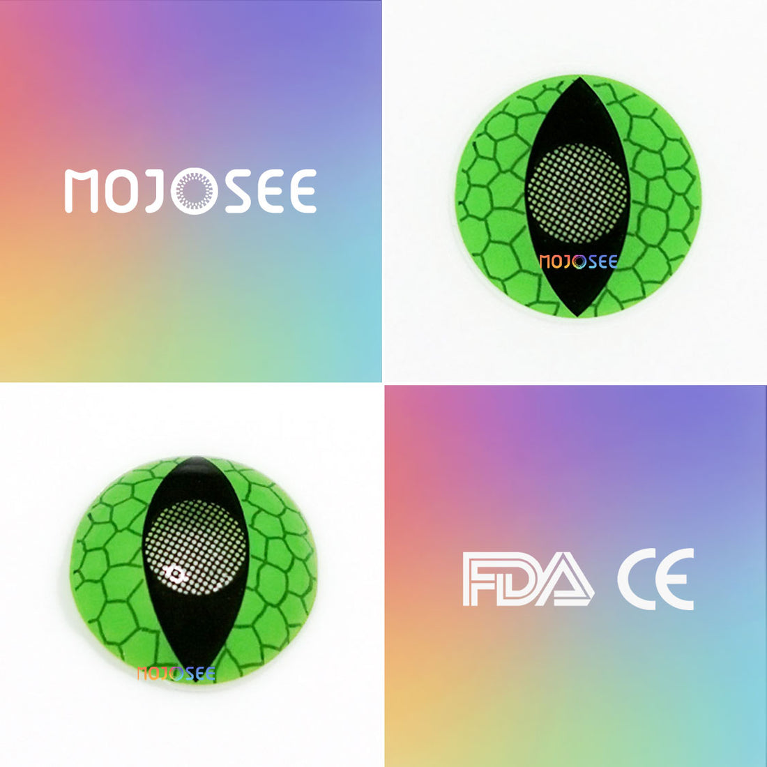 Cat Eyes Snake Green Colored Contacts Colored Contact Lenses
