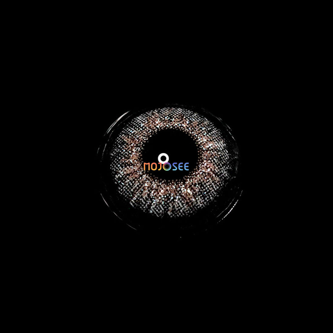 Daily Disposable Glitter Gray Colored Contact Lenses