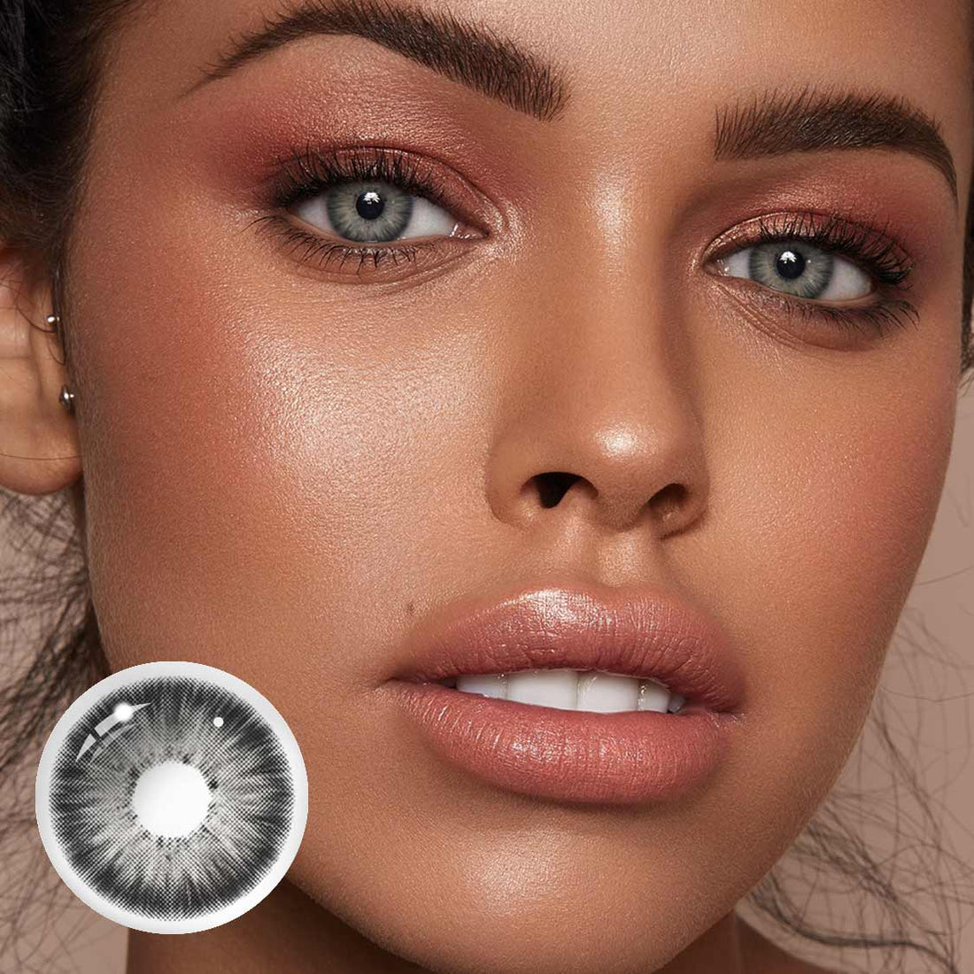 Magnificent Icy volcano Colored Contact Lenses