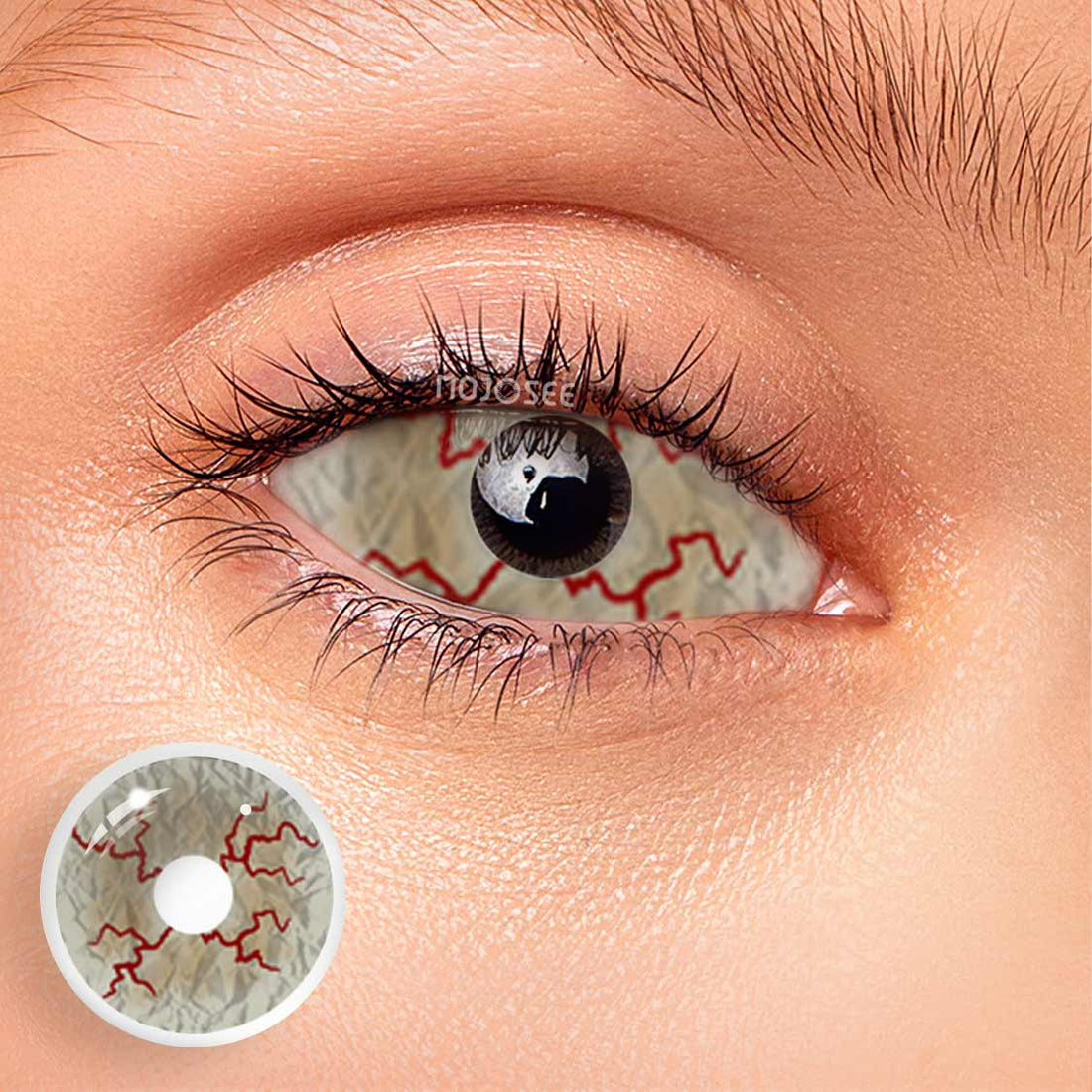 Bloodstained Sclera Colored Contact Lenses