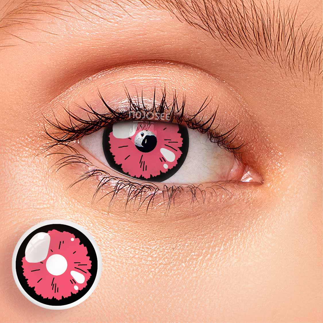 Kitagawa Pink Colored Contact Lenses – mojosee